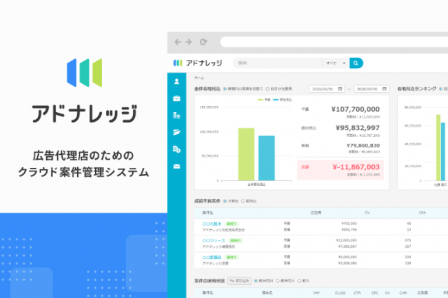 イルグルム、クラウド案件管理システム「アドナレッジ」