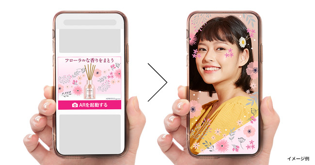 アドウェイズ、AR カメラフィルター広告