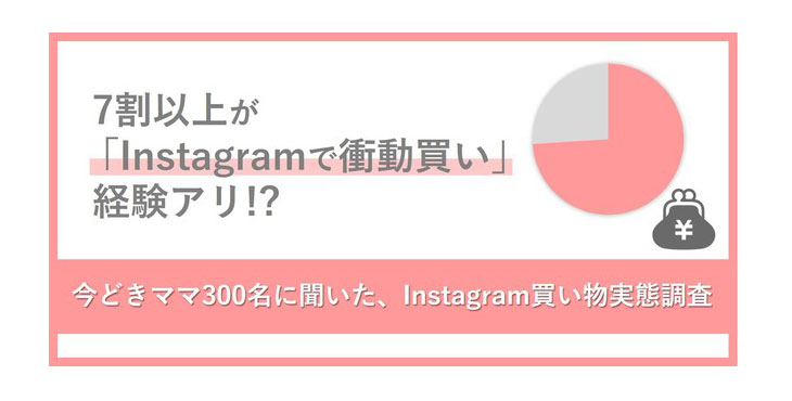 トレンダーズ、今どきママのInstagram買い物実態調査を実施