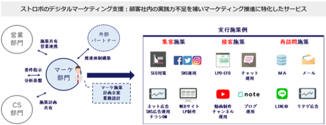 ストロボ、美容・健康系領域向け業界初の定額型「DtoC特化型デジタルマーケティング支援サービス」の概要