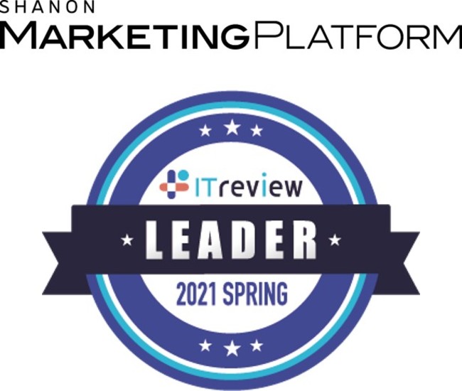 シャノン、「SHANON MARKETING PLATFORM」が「ITreview Grid Award 2021 Spring」のLeaderを受賞