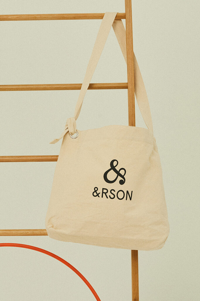 &RSON LOGO TOTE BAG