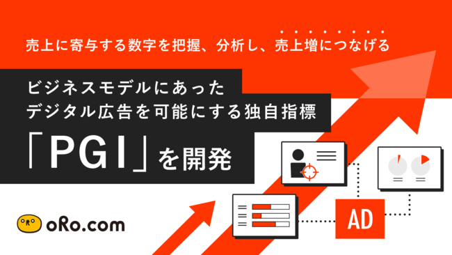 オロ、ビジネスモデルにあったデジタル広告を可能にする独自指標「PGI」を開発