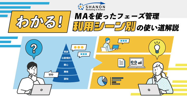 シャノン、わかる！MAを使ったフェーズ管理利用シーン別の使い道解説