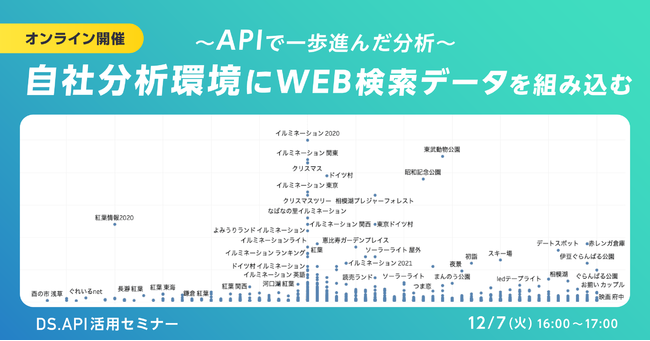 ヤフー・データソリューション、APIやBIツールを活用した“1ステップ先のデータ活用”をテーマにしたオンラインセミナーを開催