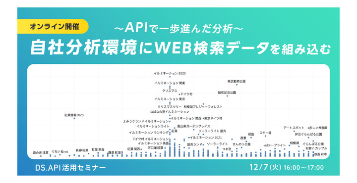 ヤフー・データソリューション、APIやBIツールを活用した“1ステップ先のデータ活用”をテーマにしたオンラインセミナーを開催