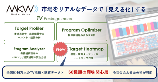 CCCマーケティング、「Market Watch Target Heatmap」に「興味関心セグメント」を追加