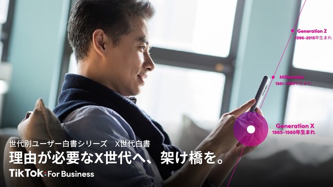 TikTok For Business、「X世代白書」を発表