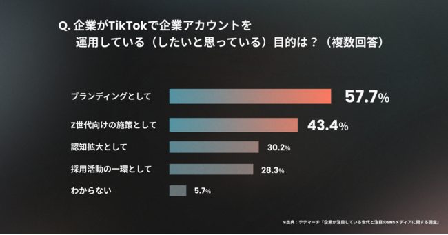 テテマーチ、『TikTok』の企業支援事業を本格的に開始　TikTokネイティブなZ世代チームがトータルプロデュース